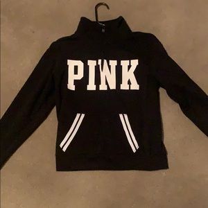 PINK pullover- black